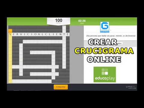 Crear crucigrama on line