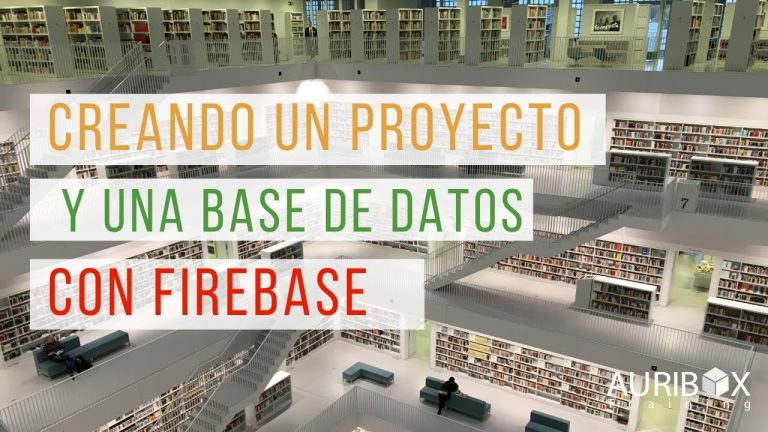 Firebase crear base de datos