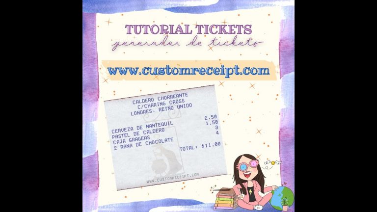 Crear ticket de compra