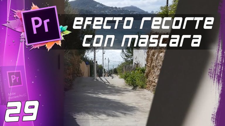Crear mascara en premiere