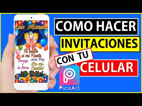 Crear invitaciones de cumplea&atilde;&plusmn;os