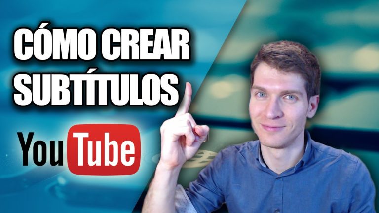 Crear subtitulos en youtube
